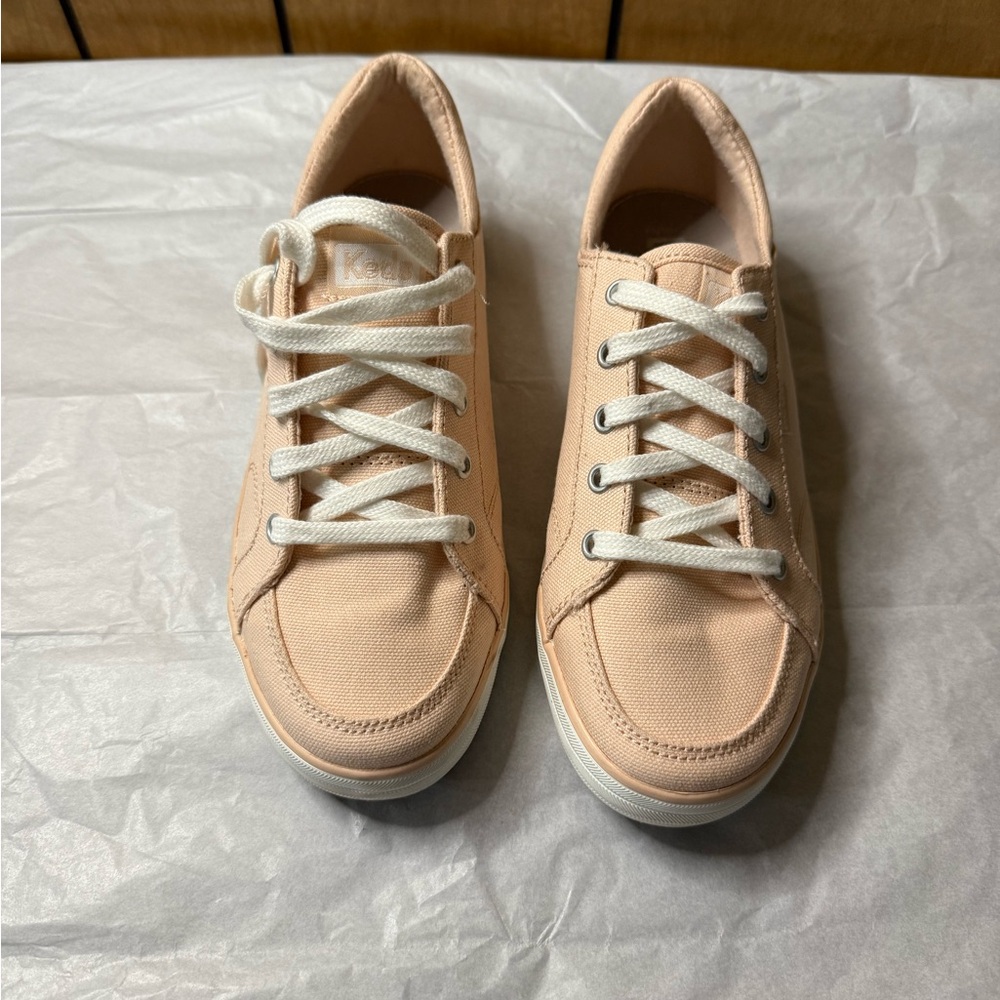 Keds Peach Canvas Sneakers